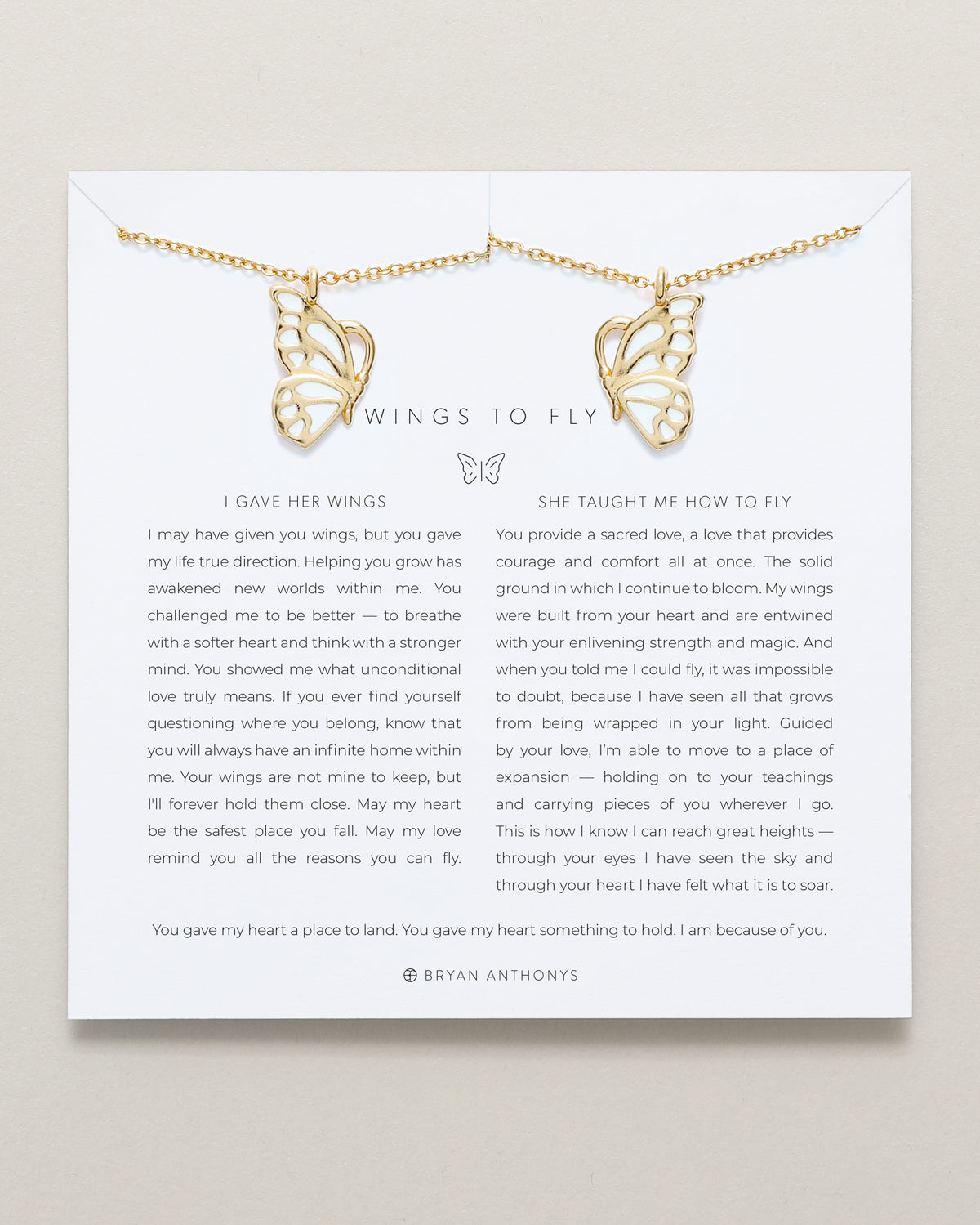 Wings to Fly Necklace Set