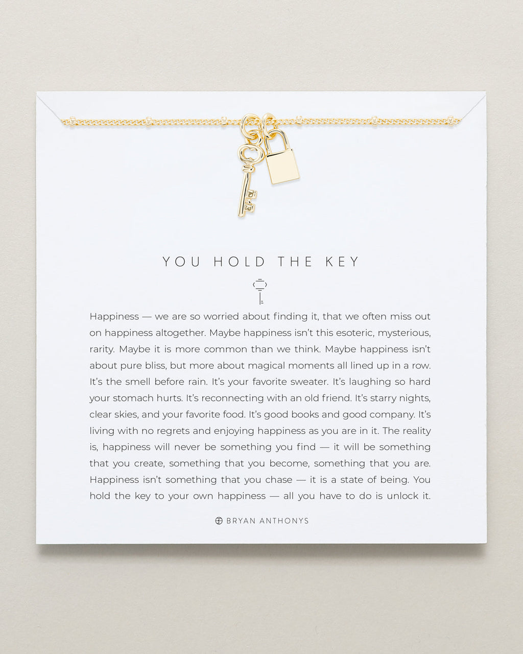 You Hold The Key Necklace