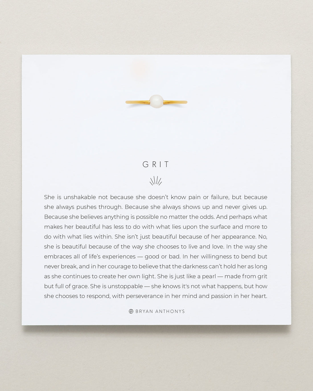 Grit Dainty Ring
