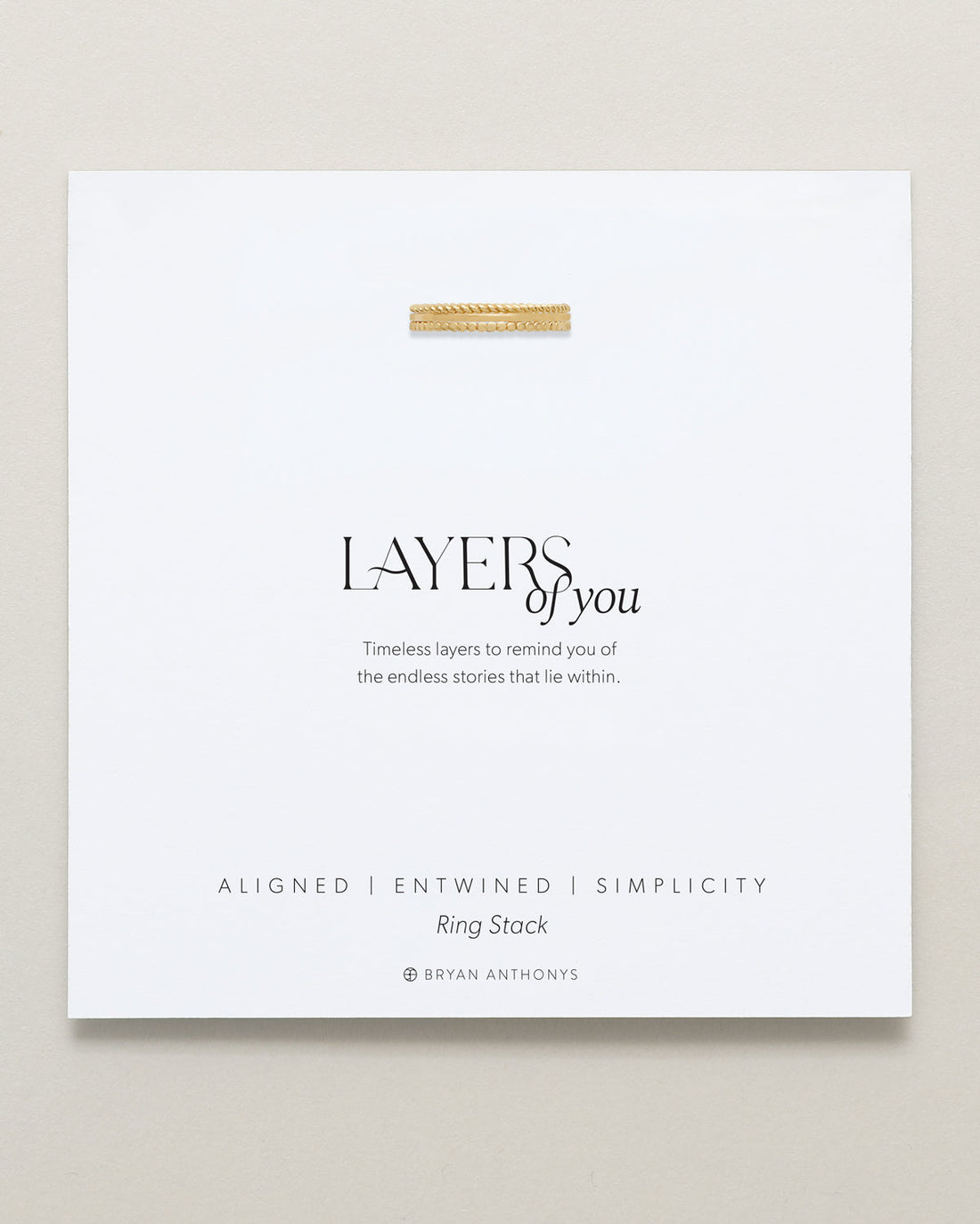 Layers of You Ring Stack