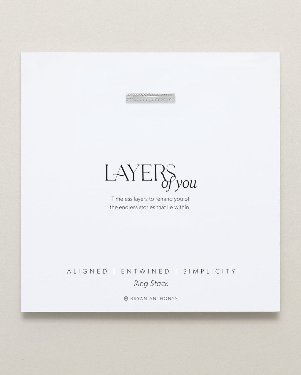 Layers of You Ring Stack