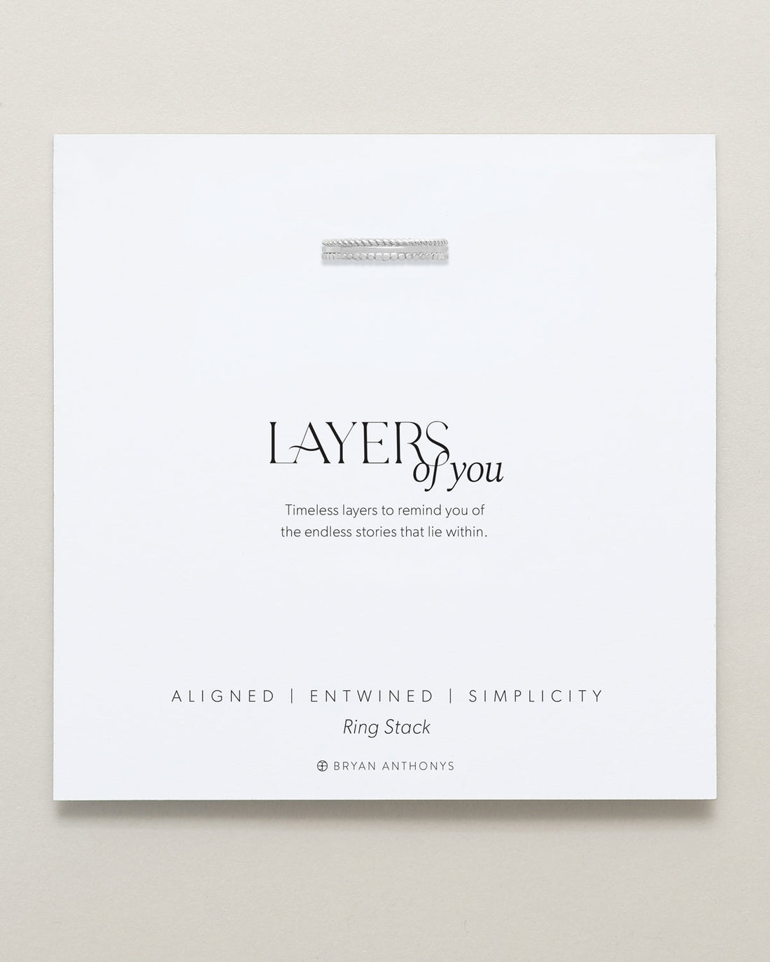 Layers of You Ring Stack
