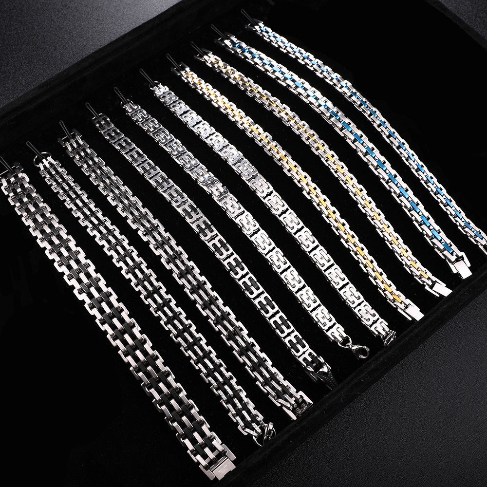 Men’s Bold Cuban Link Bracelet – Stainless Steel Hip Hop Jewelry