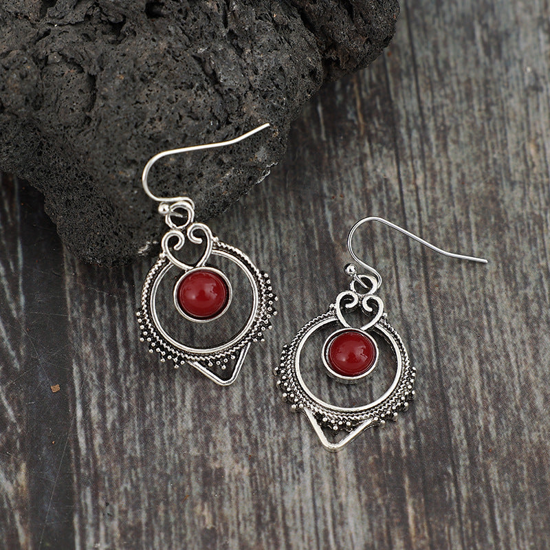 Vintage Moonstone Earrings For Women
