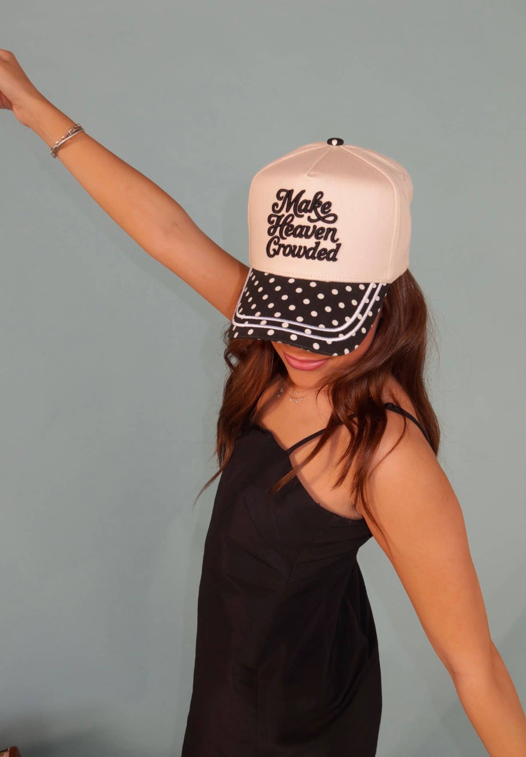 Make Heaven Crowded Polka Dot Hat