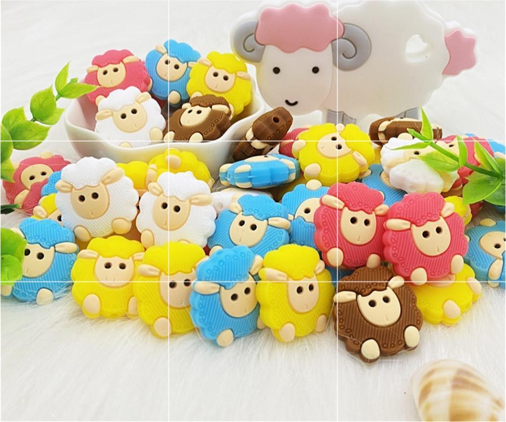 5pcs Animal Silicone Teethers for Newborn Baby Teeth Relief