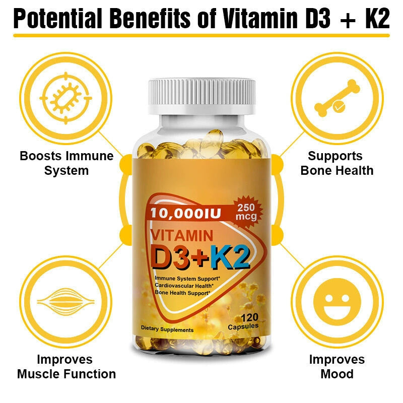Vitamin D3 K2 Soft Capsules