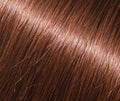 18-inch straight human hair tape-in extensions, 10-piece set in premium quality.