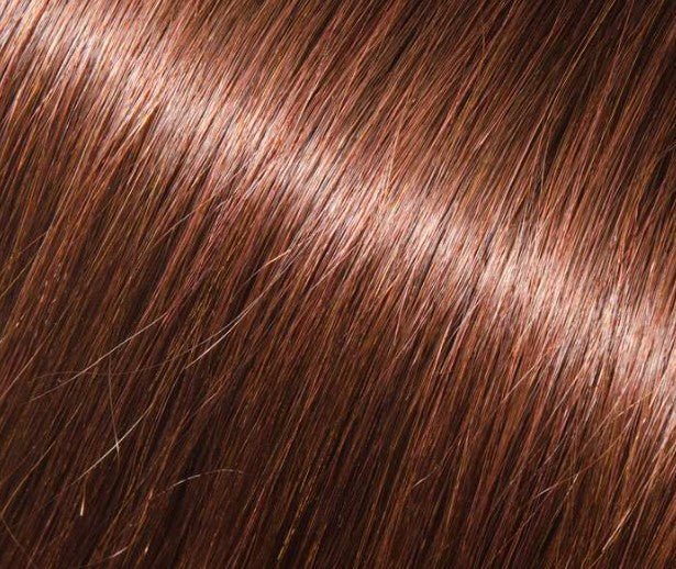 18-inch straight human hair tape-in extensions, 10-piece set in premium quality.