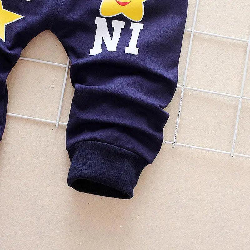 Unisex Baby Cotton Casual Trousers - Soft Elastic Waist Playwear