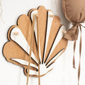 Coastal themed sea shell wooden wall hook for nursery decor