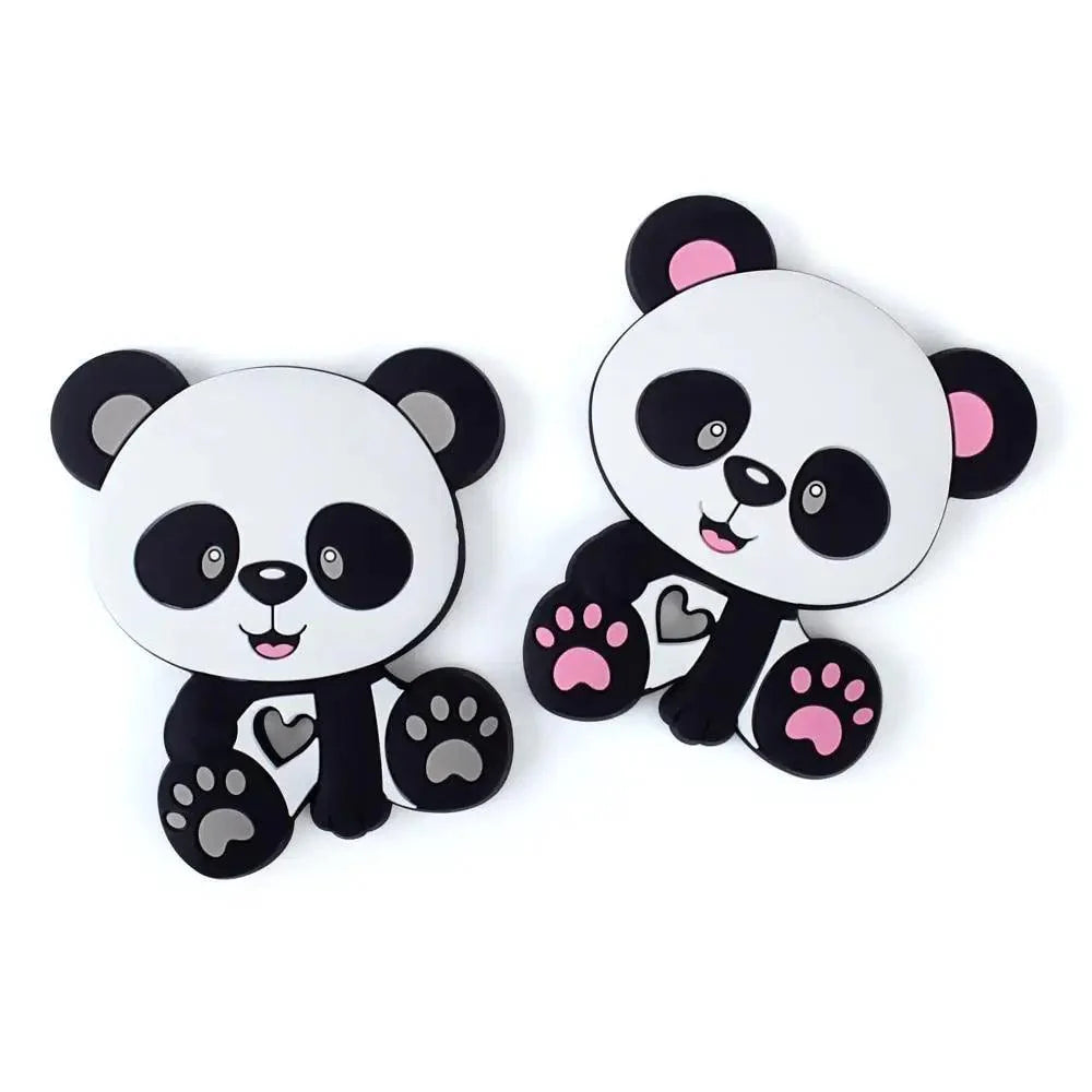 Cute Animal Silicone Baby Teether Toy - BPA Free Beads