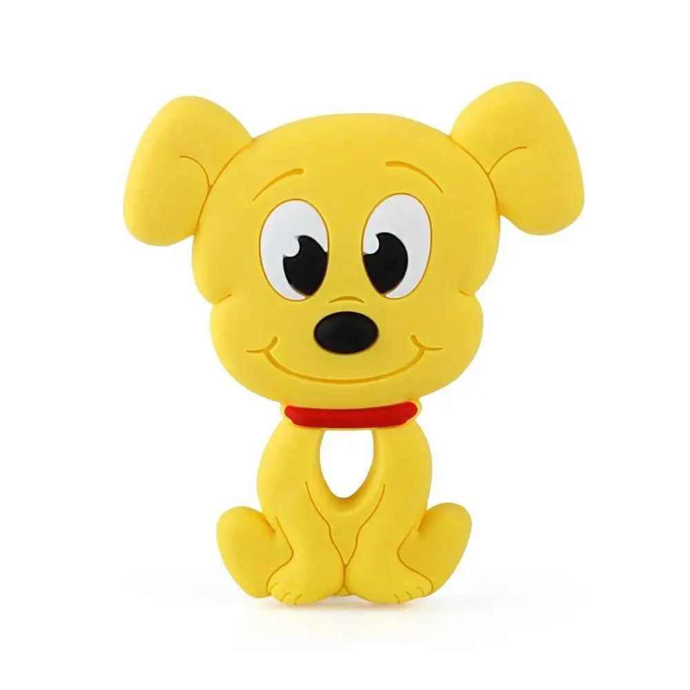 Cute Animal Silicone Baby Teether Toy - BPA Free Beads