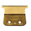 Gold colored deep tooth T-blade replacement for Babyliss Pro Skeleton trimmers