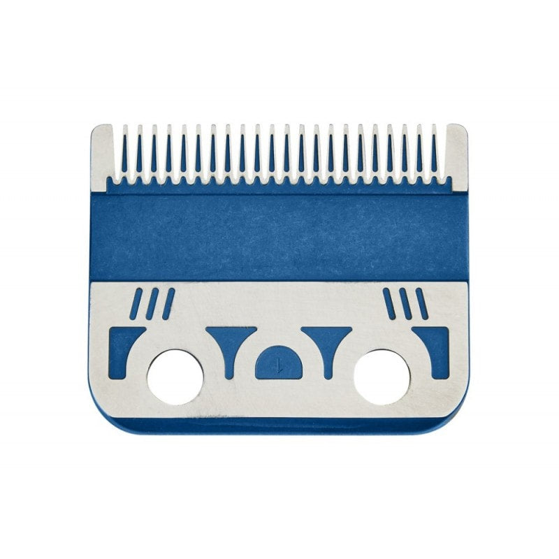 Blue Titanium MIM Precision Fade Blade for Barber Clippers