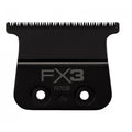 Replacement DLC/Titanium standard tooth T-Blade in matte black for FX3 Trimmer