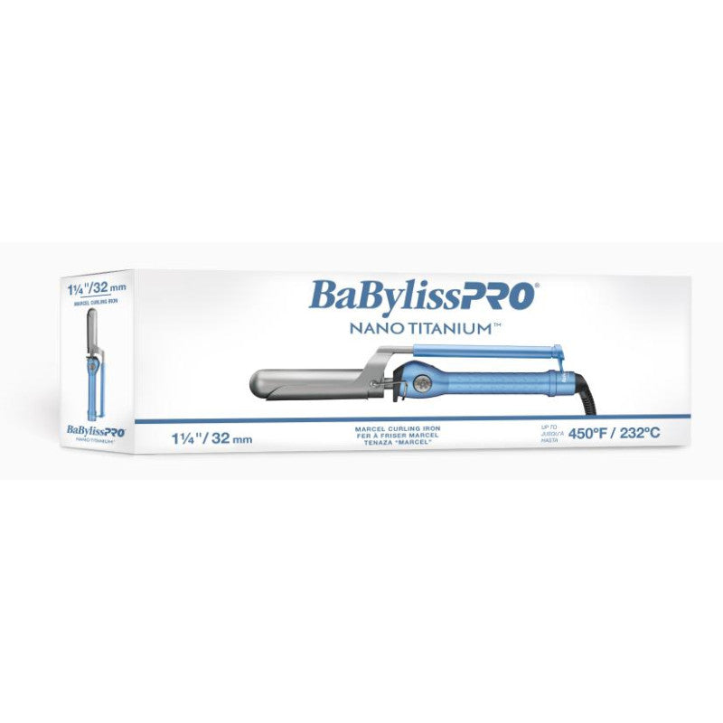 Nano Titanium 1.25" Marcel Curling Iron for Professional Waves