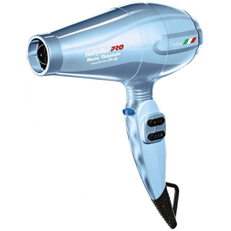 BaBylissPRO Nano Titanium Portofino Hair Dryer in blue