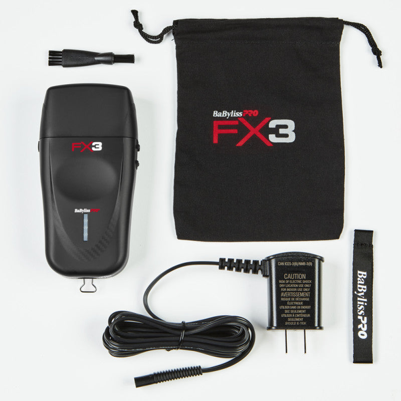 FX3 Professional Cordless Shaver - High-Torque 10,000 RPM Motor