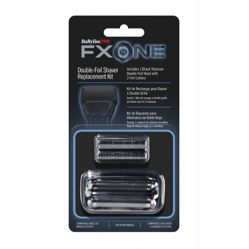 FXONE BLACKFX Double-Foil Shaver Replacement Foil & Cutter Set