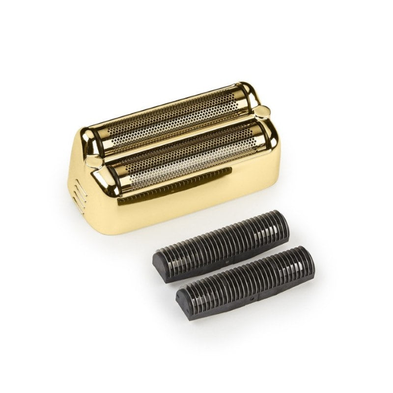 BaBylissPRO FXONE GOLDFX replacement double-foil shaver foil and cutter assembly.