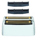 Replacement metal foil and cutter bar for BabylissPRO FOILFX shaver in gold and silver finish