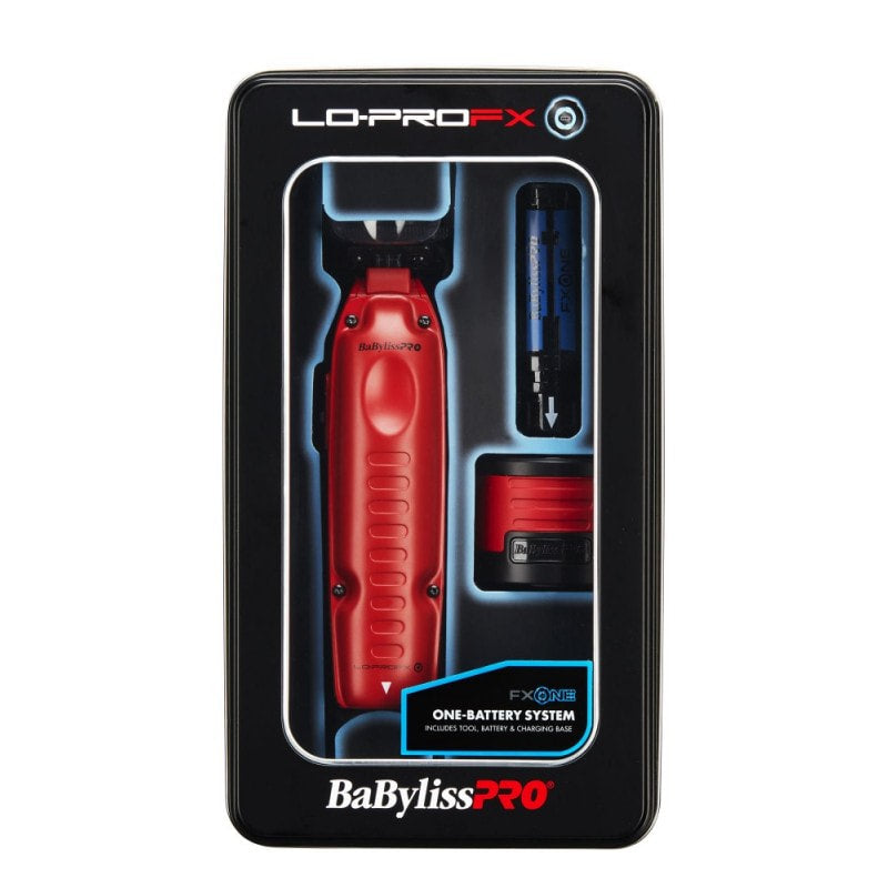 FXONE Lo-ProFX Matte Red Professional Hair Trimmer