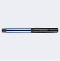 BaBylissPRO 1-inch Nano Titanium curling wand in black and blue