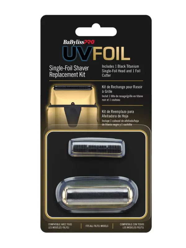 Gold UVFoil Single Replacement Foil and Cutter Head Set