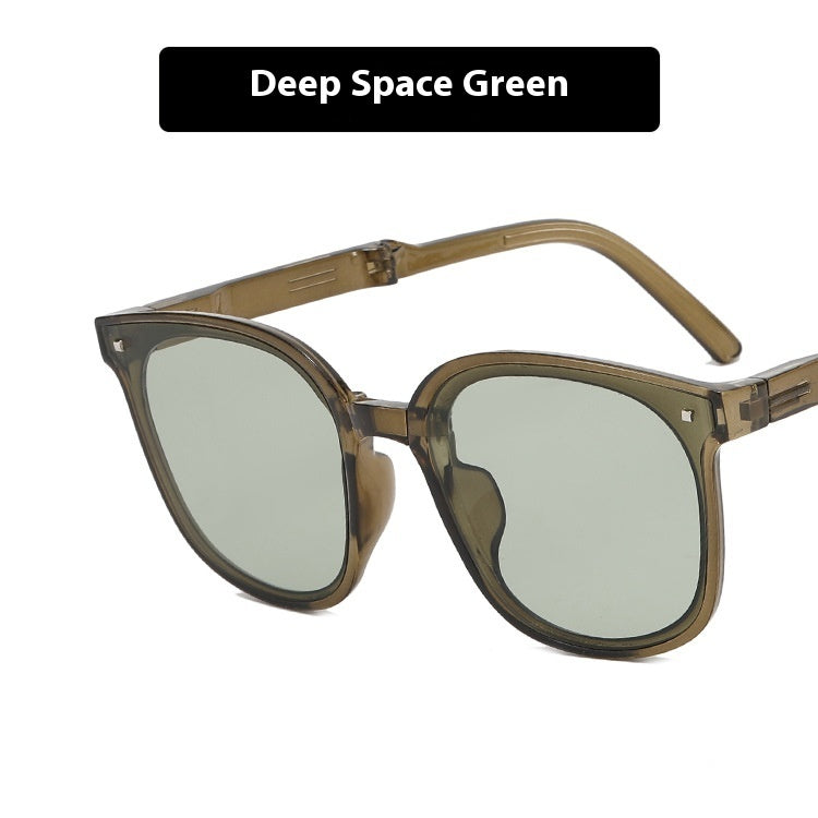 Foldable Sunglasses with Case Lightweight Portable Travel Eyewear