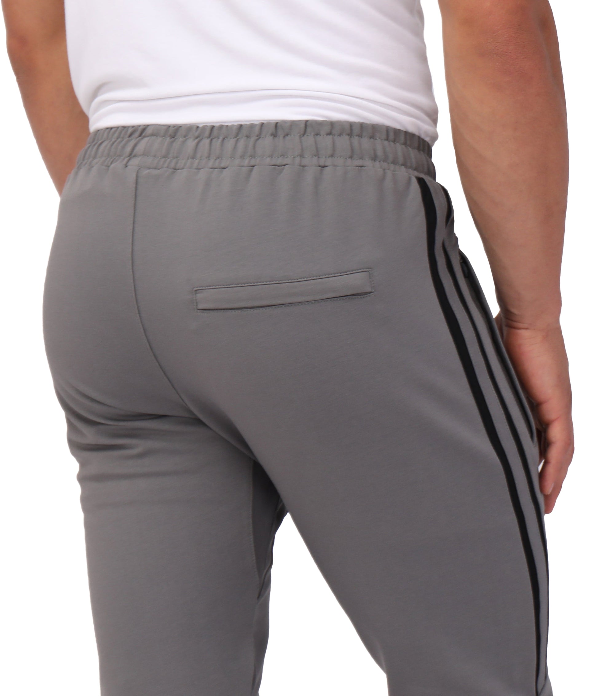 Ultimate Flex Jogger Sweatpants in Black with Zippered Legs - Image 23