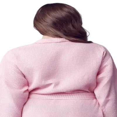 Women's Knee-Length Waffle Robe - Lightweight & Breezy Comfort
