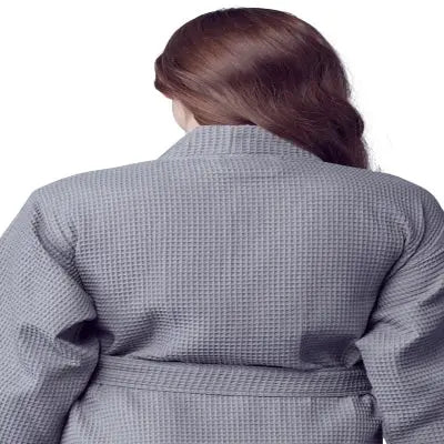 Women's Knee-Length Waffle Robe - Lightweight & Breezy Comfort