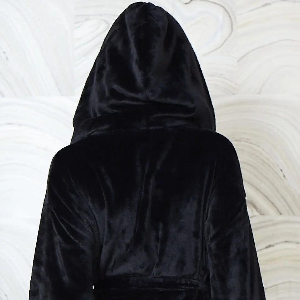 Women’s Plush Hooded Robe – Soft Spa-Worthy Loungewear - Image 7