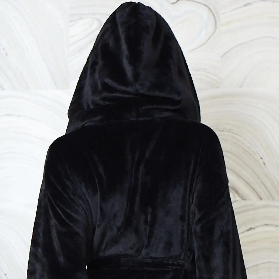 Women’s Plush Hooded Robe – Soft Spa-Worthy Loungewear - Image 7