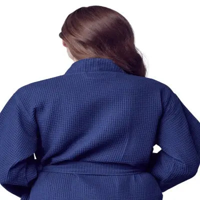Women's Knee-Length Waffle Robe - Lightweight & Breezy Comfort