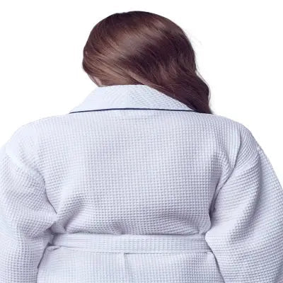 Women's Knee-Length Waffle Robe - Lightweight & Breezy Comfort