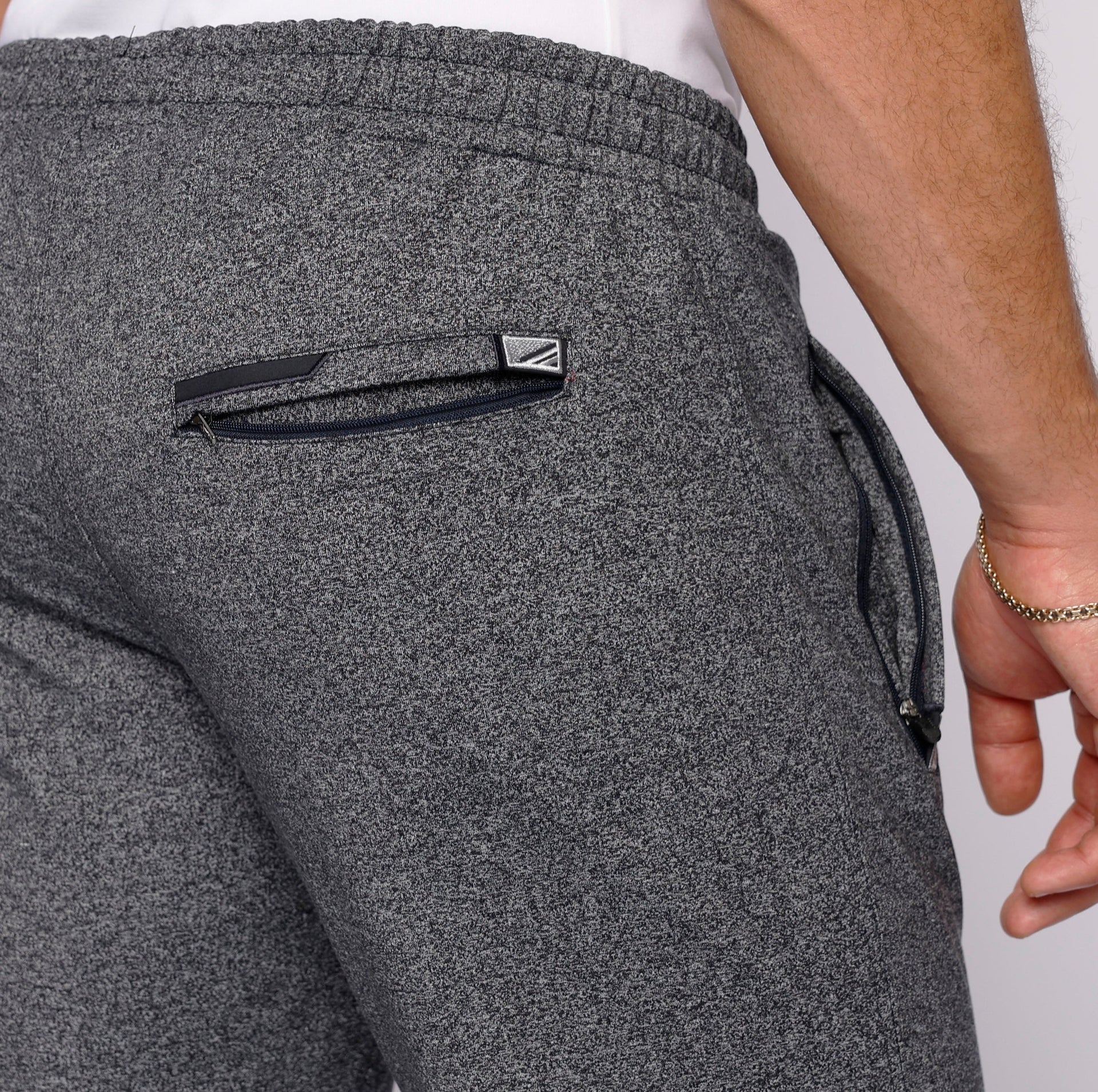 Men's Athletic Straight Fit Sweatpants in Grey - Image 26