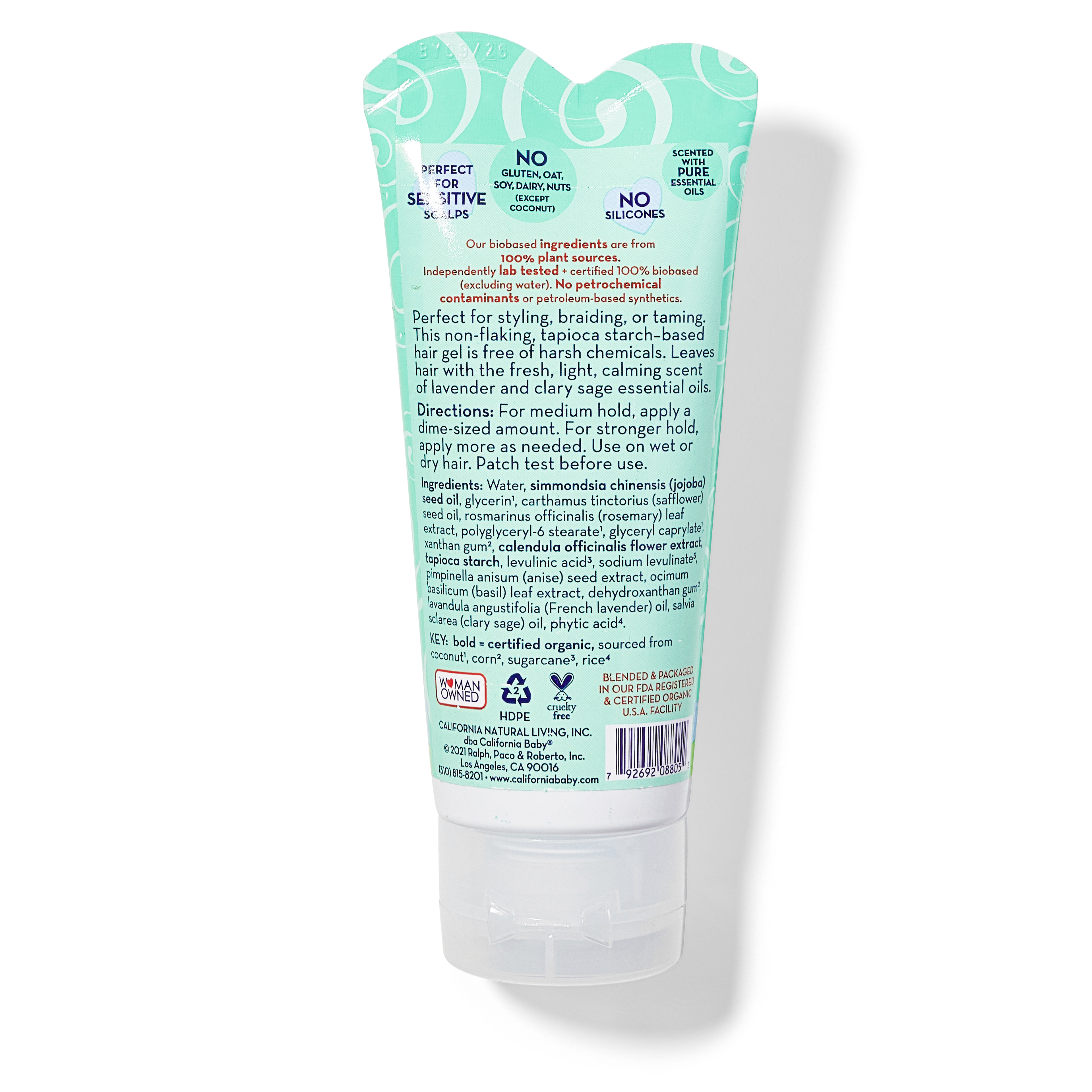 Calming Jelly Mousse Hair Gel for Unisex