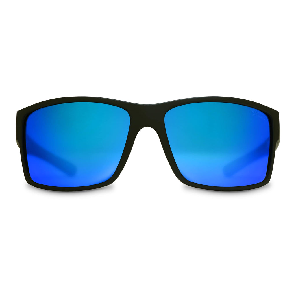 Kids Blue Mirrored Polarized Sunglasses for Outdoor Play