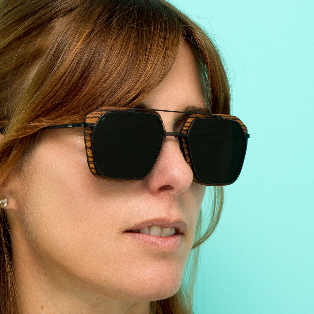 Bal Harbour Metal and Wood Sunglasses for Men and Women