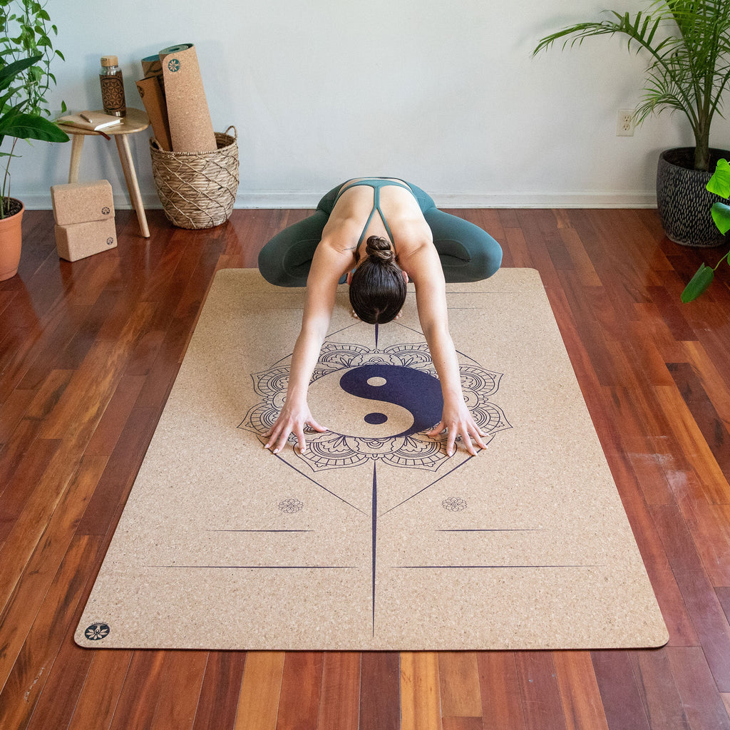 Nomad XL Extra-Large Non-Slip Cork Yoga Mat