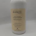 Large 2-liter bottle of Alterna Bamboo Smooth Anti-Frizz Conditioner in a white and cream color palette