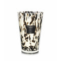 Large Black Pearls Max 35 scented candle in a dark, anthracite-colored glass vessel.