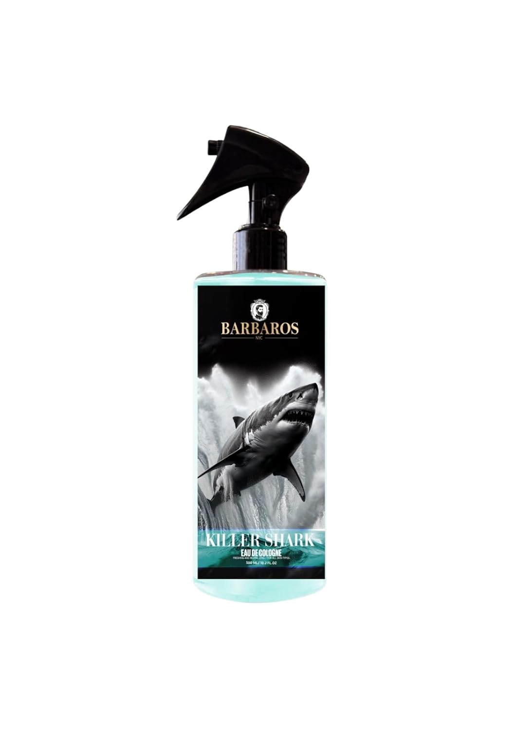 Barbaros NYC Killer Shark Eau de Cologne 16.2 fl oz bottle for men