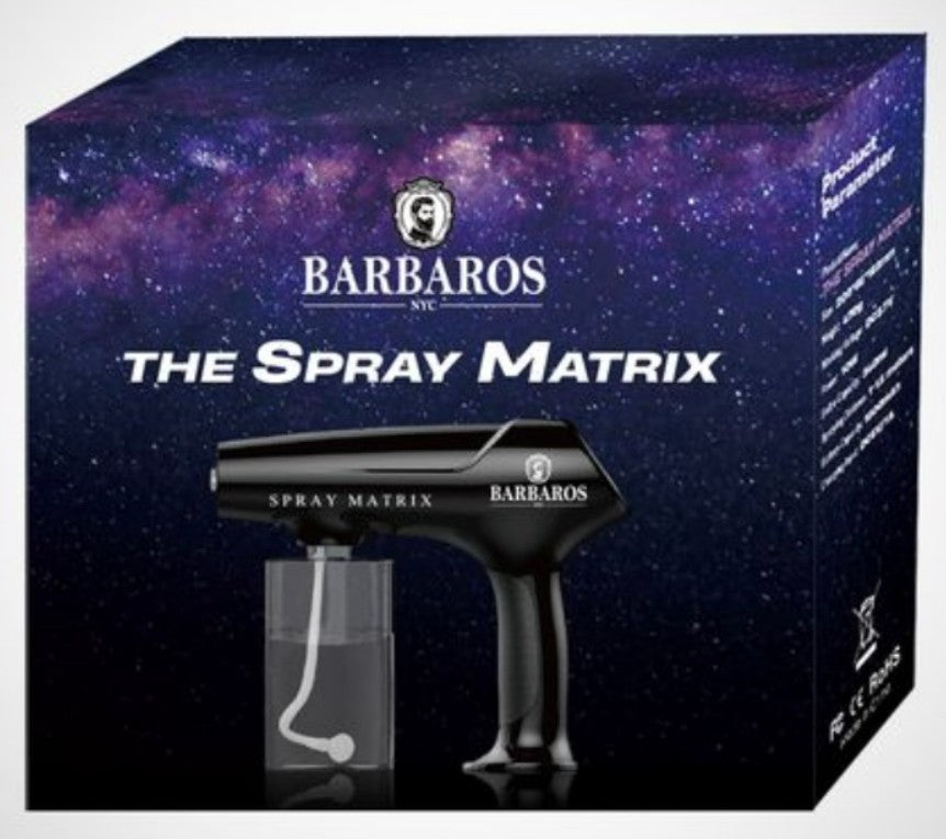 Barbaros Spray Matrix Nano Mister with blue light indicator