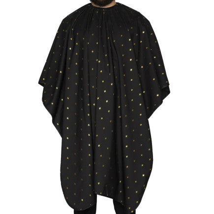 Professional Barber Cape with NanoShield Static-Reducing Fabric