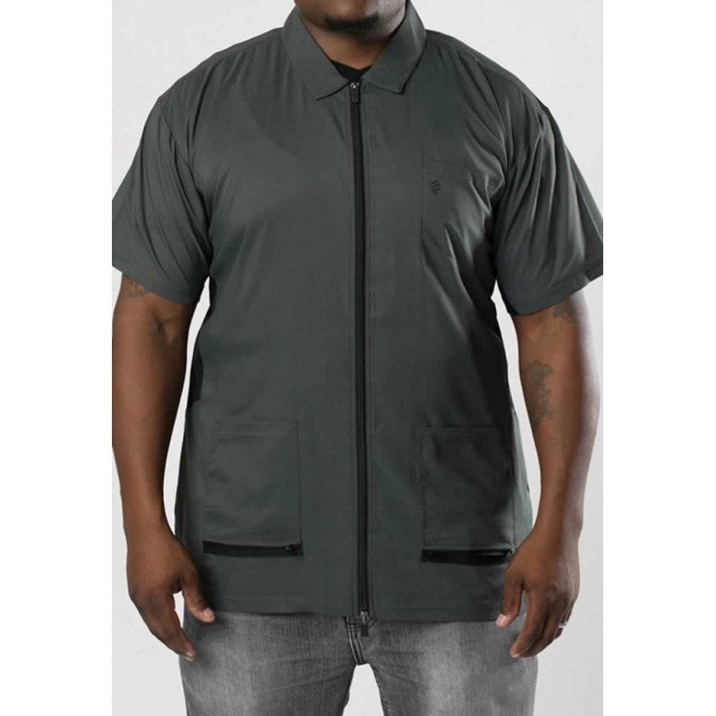 The Barber Jacket: Short Sleeve Professional Hair Resistant Uniform
