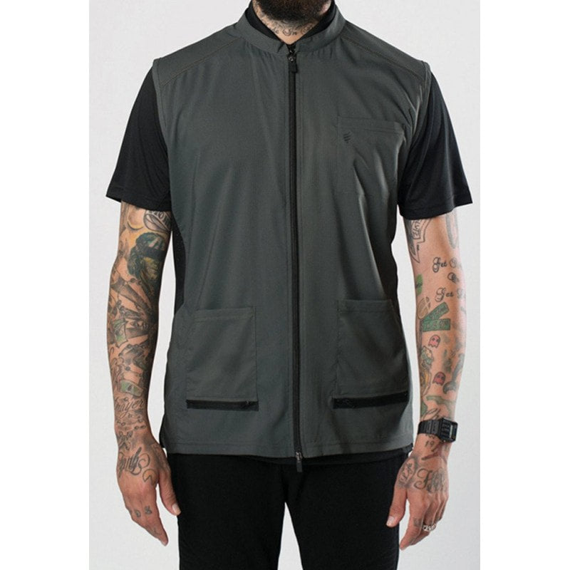 Men's Professional Barber Vest Lightweight Water-Resistant Sleeveless
