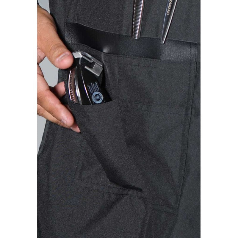 Professional Barber Apron with Padded Neck & Multi-Tool Pockets